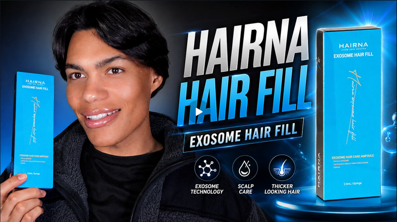 I Tried HAIRNA Exosome Hair Fill for Thinning Hair | Full Review + Demo