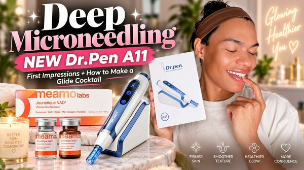 Deep Microneedling with the NEW Dr. Pen A11 😳