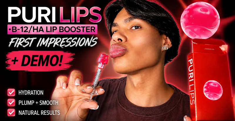 PURI LIPS B-12/HA LIP BOOSTER | FIRST IMPRESSIONS + DEMO 💋